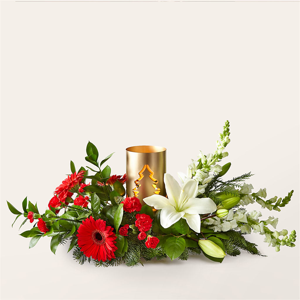 Mingle & Jingle Centerpiece – FORGET-ME-NOT FLOWERS & GIFTS, Jacksonville NC