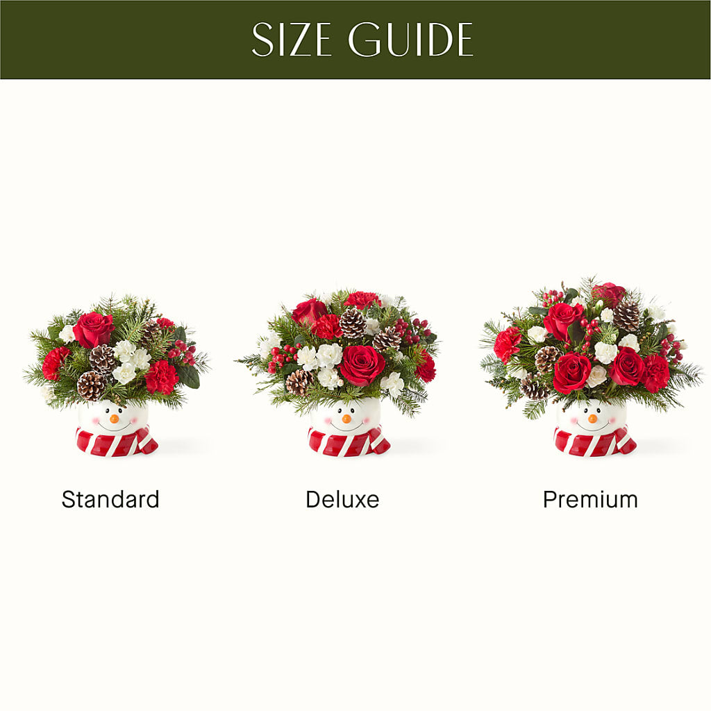 Jolly Snowman Bouquet – FORGET-ME-NOT FLOWERS & GIFTS, Jacksonville NC