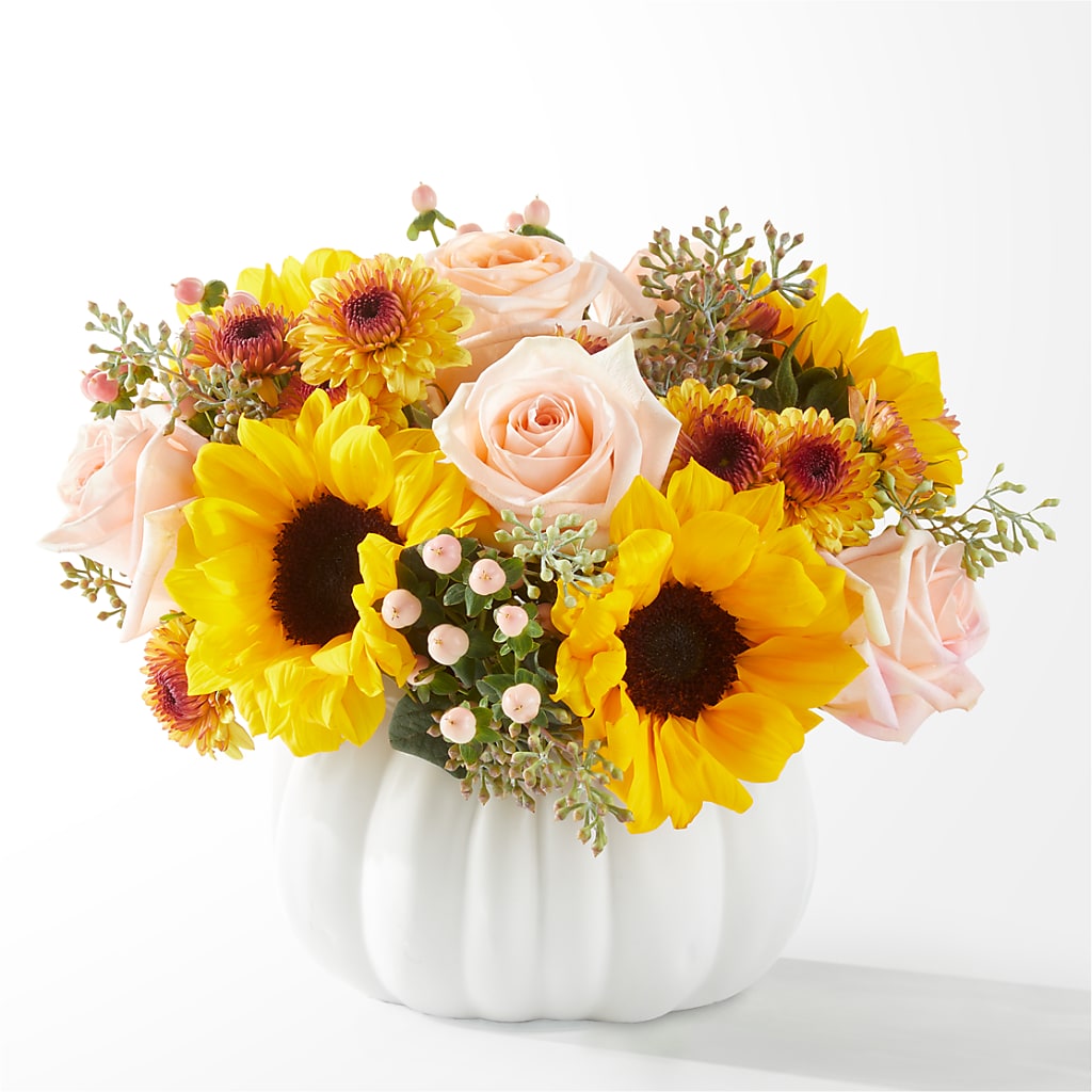 Pumpkin to Talk About Bouquet – FORGET-ME-NOT FLOWERS & GIFTS, Jacksonville NC