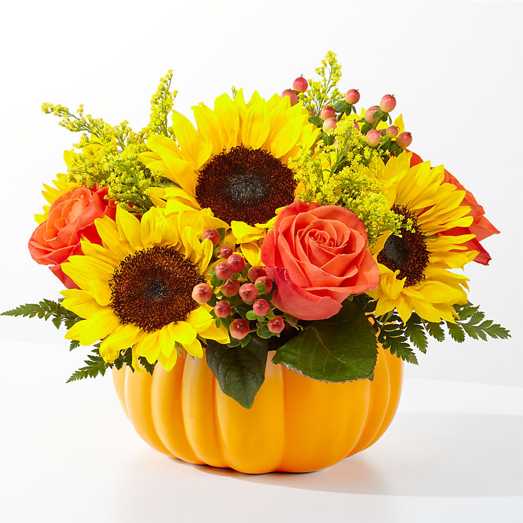 Pick of the Patch Pumpkin Bouquet – FORGET-ME-NOT FLOWERS & GIFTS, Jacksonville NC