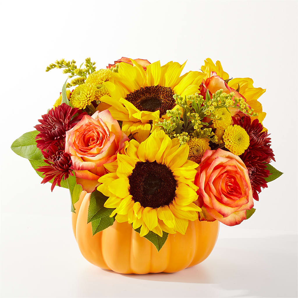 Golden Gourd Pumpkin Bouquet – FORGET-ME-NOT FLOWERS & GIFTS, Jacksonville NC