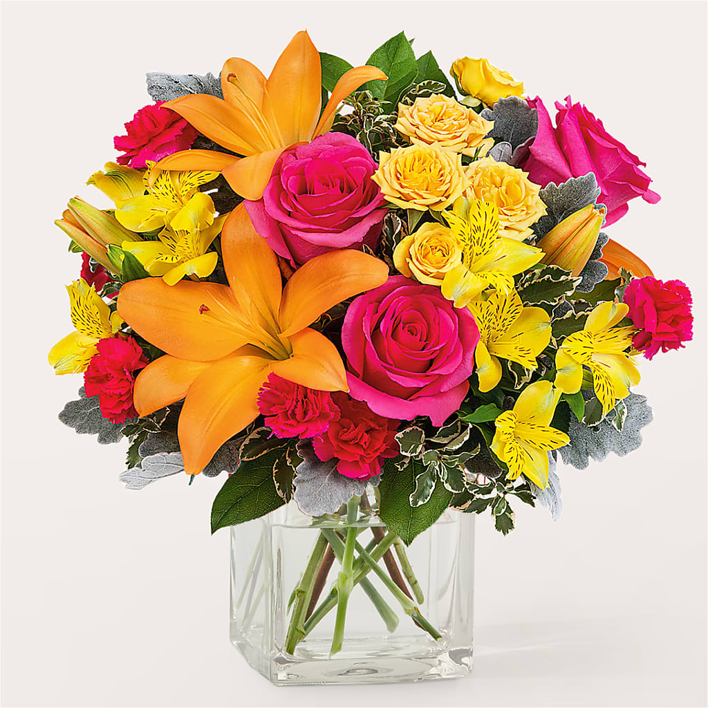 To the Tropics Bouquet – FORGET-ME-NOT FLOWERS & GIFTS, Jacksonville NC