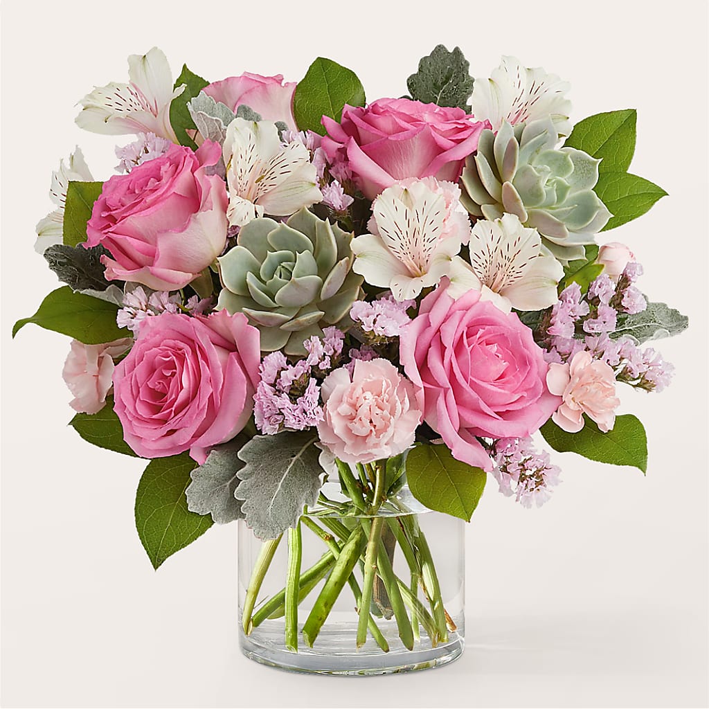 Dusty Rose Bouquet – FORGET-ME-NOT FLOWERS & GIFTS, Jacksonville NC