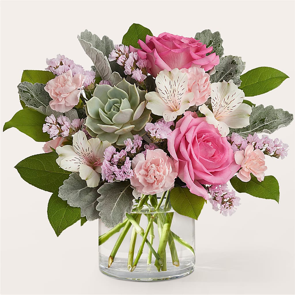 Dusty Rose Bouquet – FORGET-ME-NOT FLOWERS & GIFTS, Jacksonville NC
