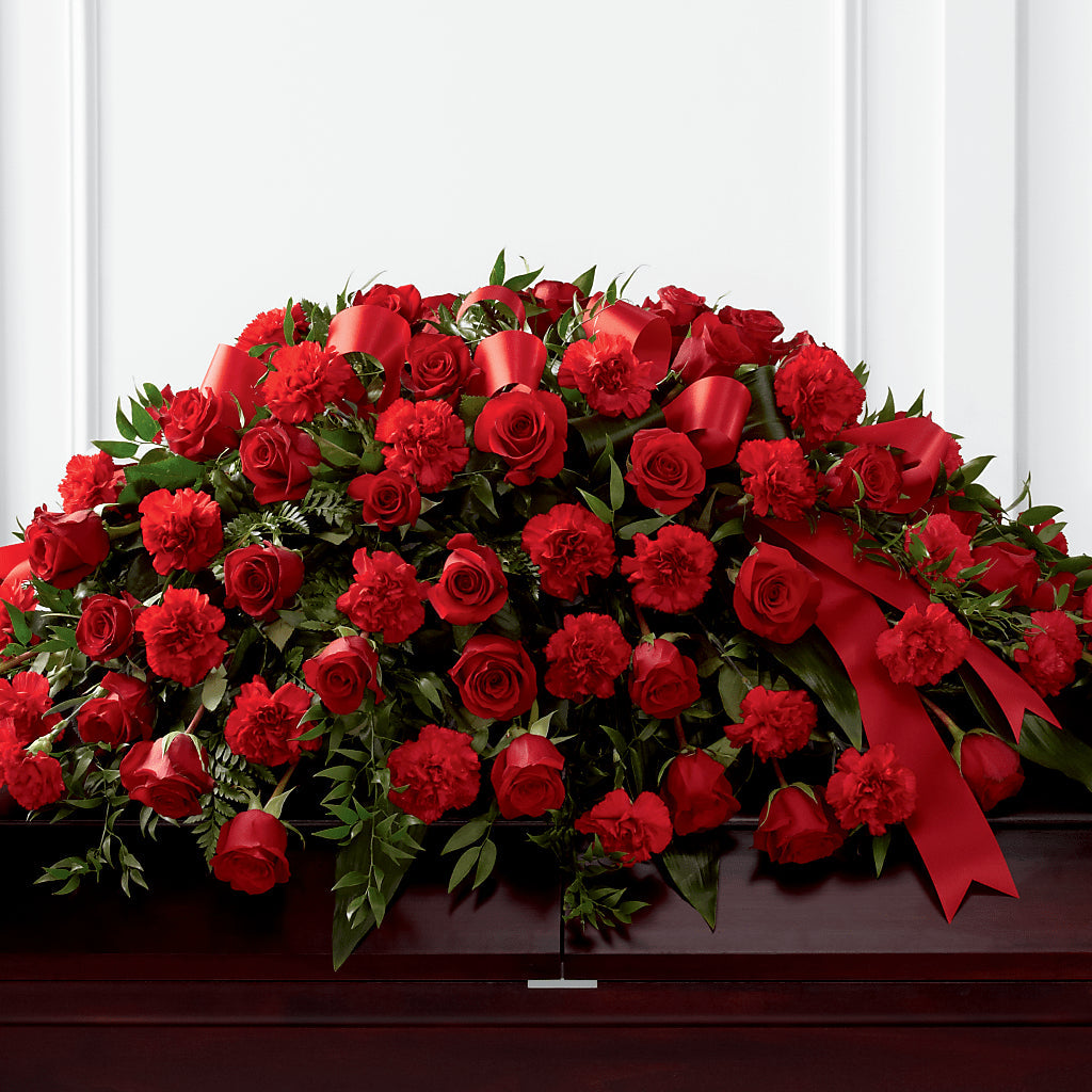 Tribute of Life Casket Spray – FORGET-ME-NOT FLOWERS & GIFTS, Jacksonville NC