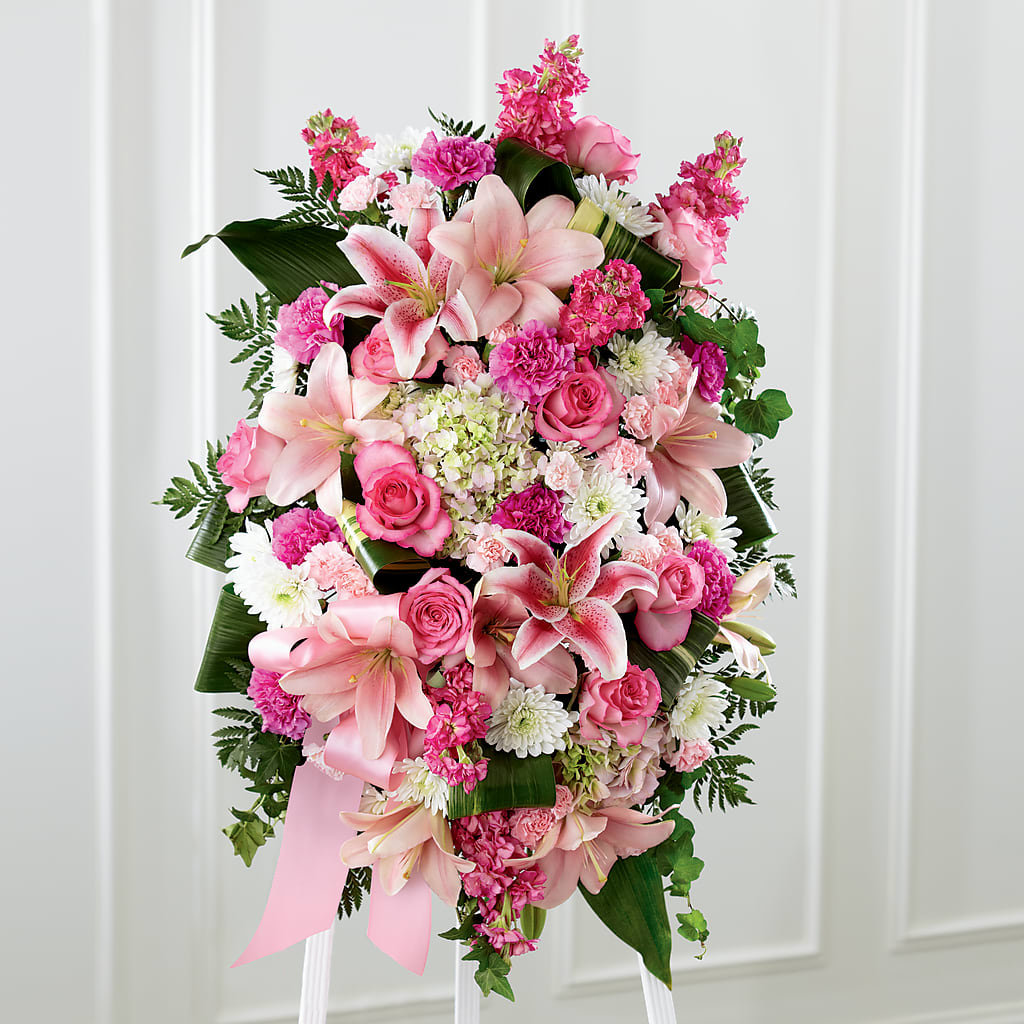 Comforting Standing Spray – FORGET-ME-NOT FLOWERS & GIFTS, Jacksonville NC