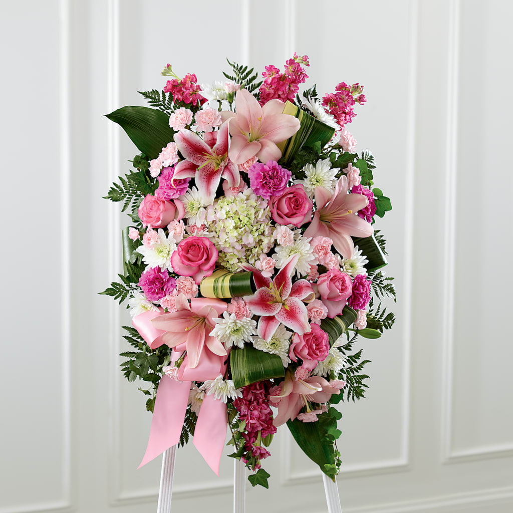 Comforting Standing Spray – FORGET-ME-NOT FLOWERS & GIFTS, Jacksonville NC