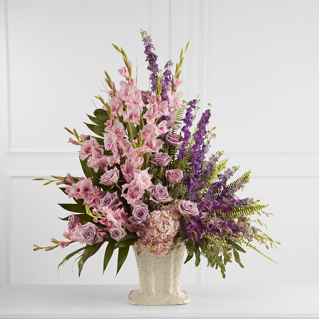 Flowing Garden Arrangement – FORGET-ME-NOT FLOWERS & GIFTS, Jacksonville NC