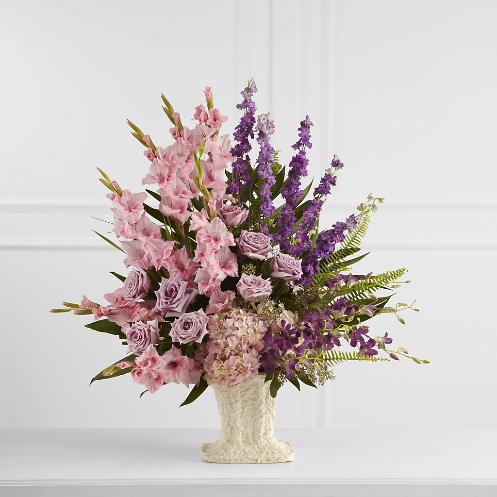 Flowing Garden Arrangement – FORGET-ME-NOT FLOWERS & GIFTS, Jacksonville NC