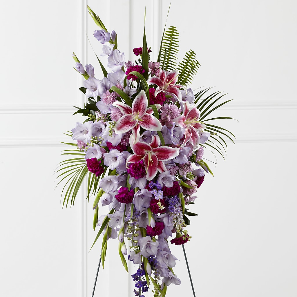 Tender Touch Standing Spray – FORGET-ME-NOT FLOWERS & GIFTS, Jacksonville NC