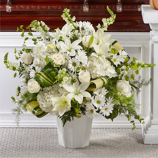 Thoughts of Tranquility Floor Basket – FORGET-ME-NOT FLOWERS & GIFTS, Jacksonville NC