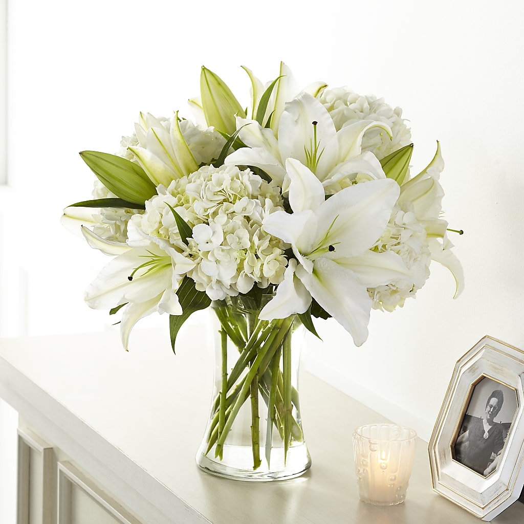 Compassionate Lily Bouquet – FORGET-ME-NOT FLOWERS & GIFTS, Jacksonville NC