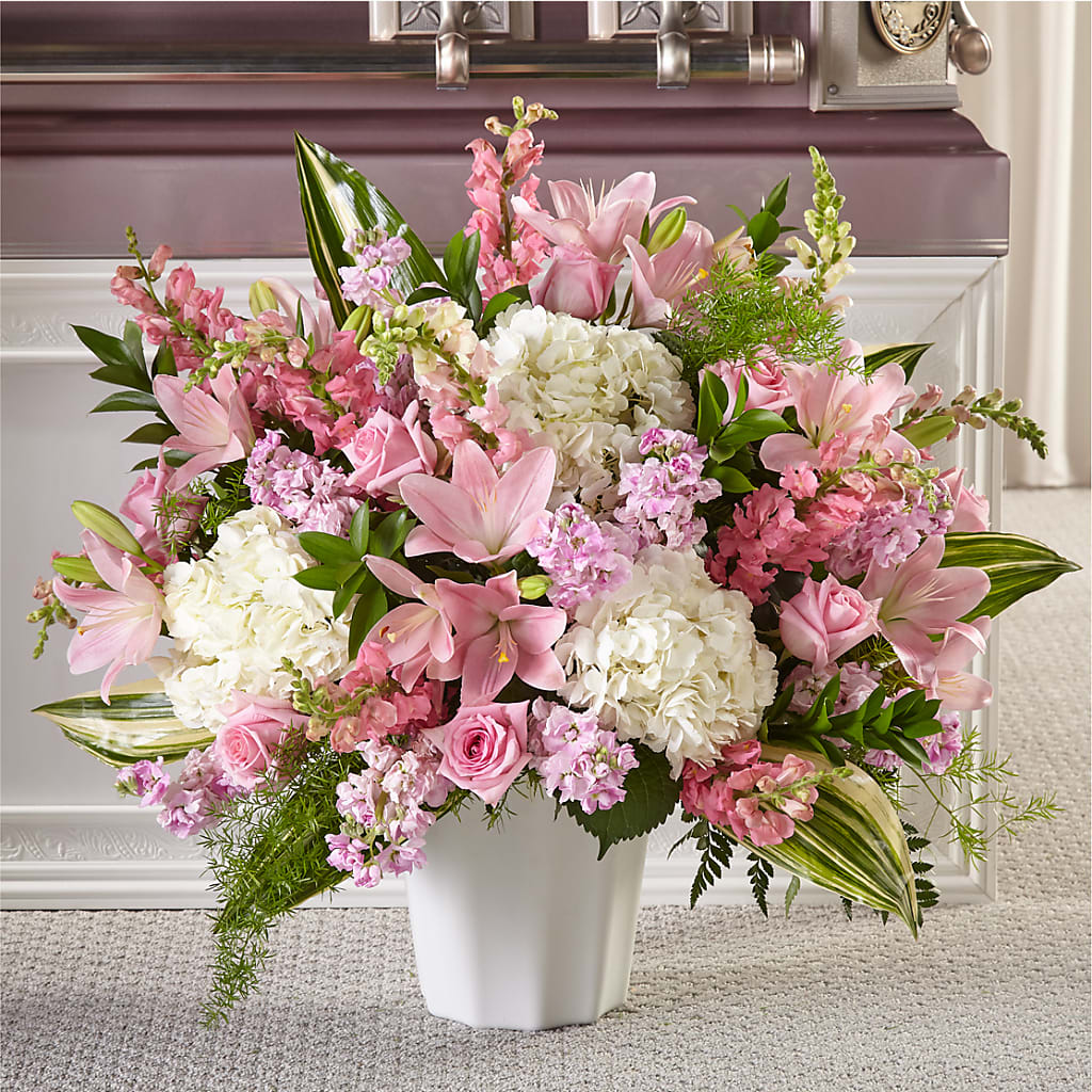 Simply Serene Floor Basket – FORGET-ME-NOT FLOWERS & GIFTS, Jacksonville NC