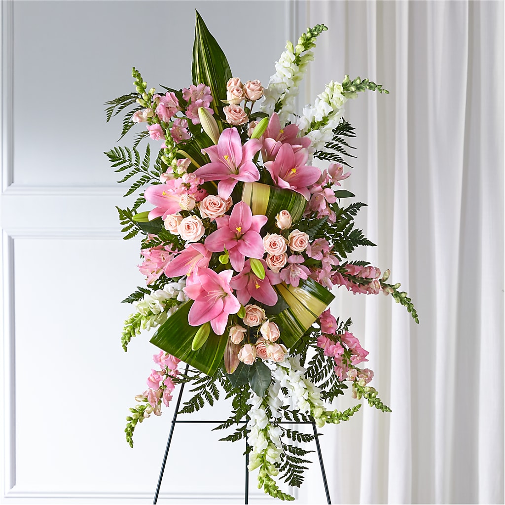 Elegant Embrace Standing Spray – FORGET-ME-NOT FLOWERS & GIFTS, Jacksonville NC