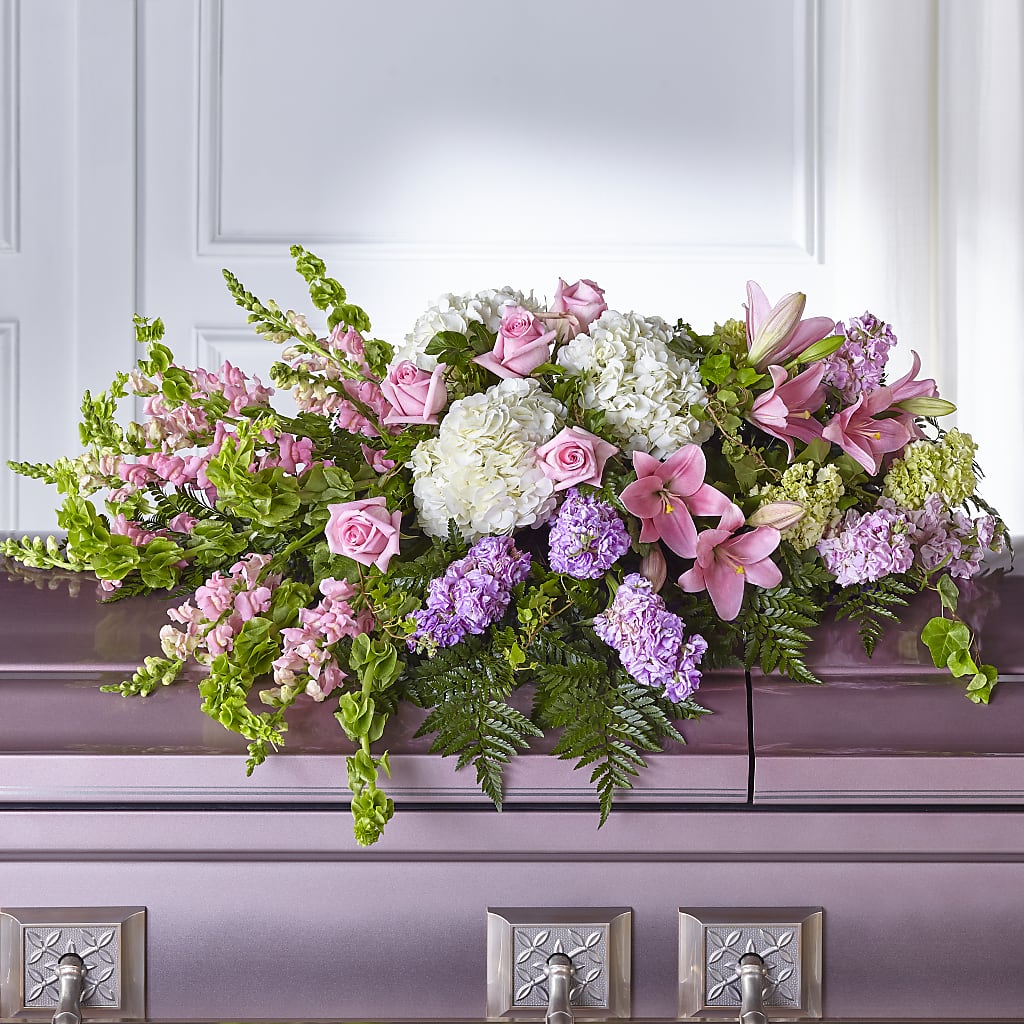 Life's Gratitude Casket Spray – FORGET-ME-NOT FLOWERS & GIFTS, Jacksonville NC