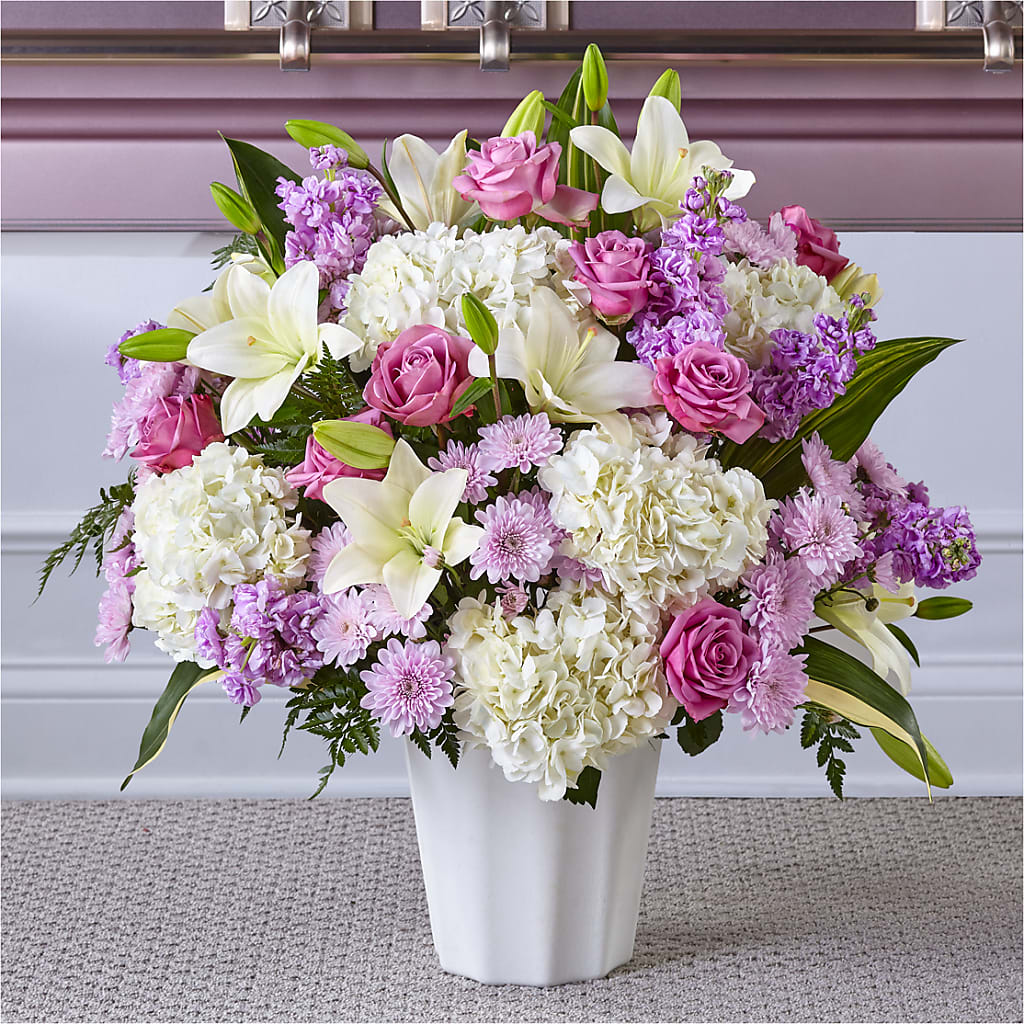 Heaven Sent Floor Basket – FORGET-ME-NOT FLOWERS & GIFTS, Jacksonville NC