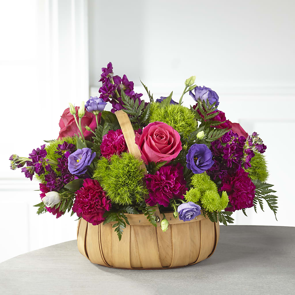 Serene Sanctuary Basket – FORGET-ME-NOT FLOWERS & GIFTS, Jacksonville NC