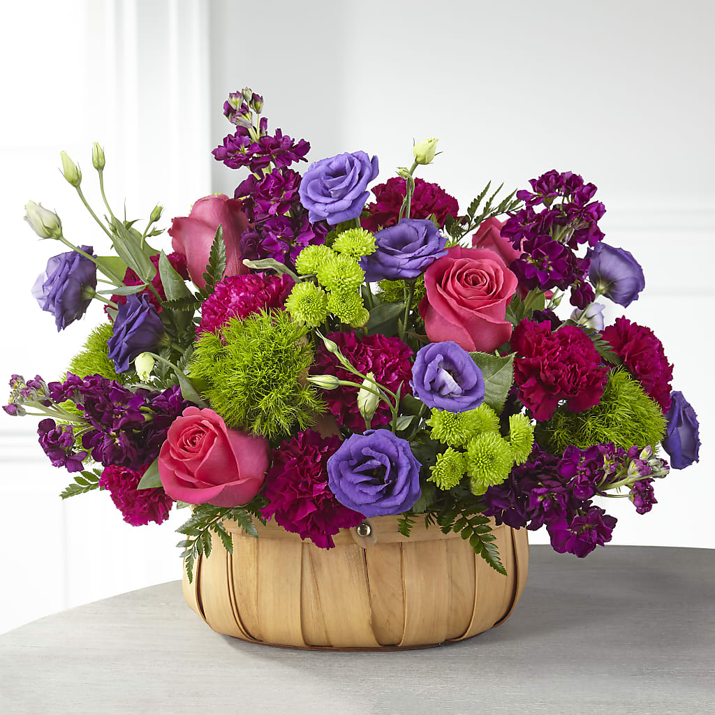 Serene Sanctuary Basket – FORGET-ME-NOT FLOWERS & GIFTS, Jacksonville NC