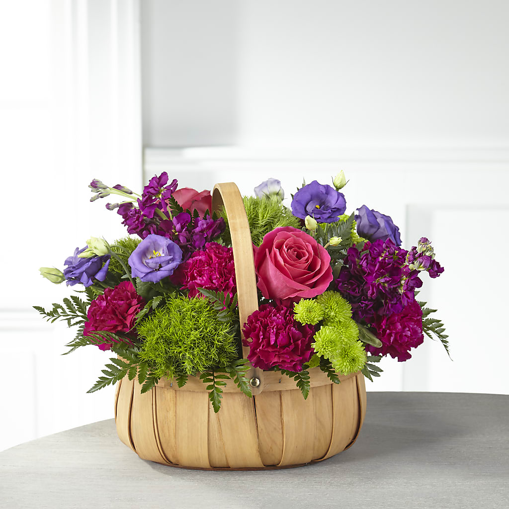 Serene Sanctuary Basket – FORGET-ME-NOT FLOWERS & GIFTS, Jacksonville NC