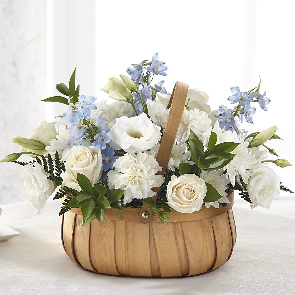 Sincerely Heartfelt Basket – FORGET-ME-NOT FLOWERS & GIFTS, Jacksonville NC