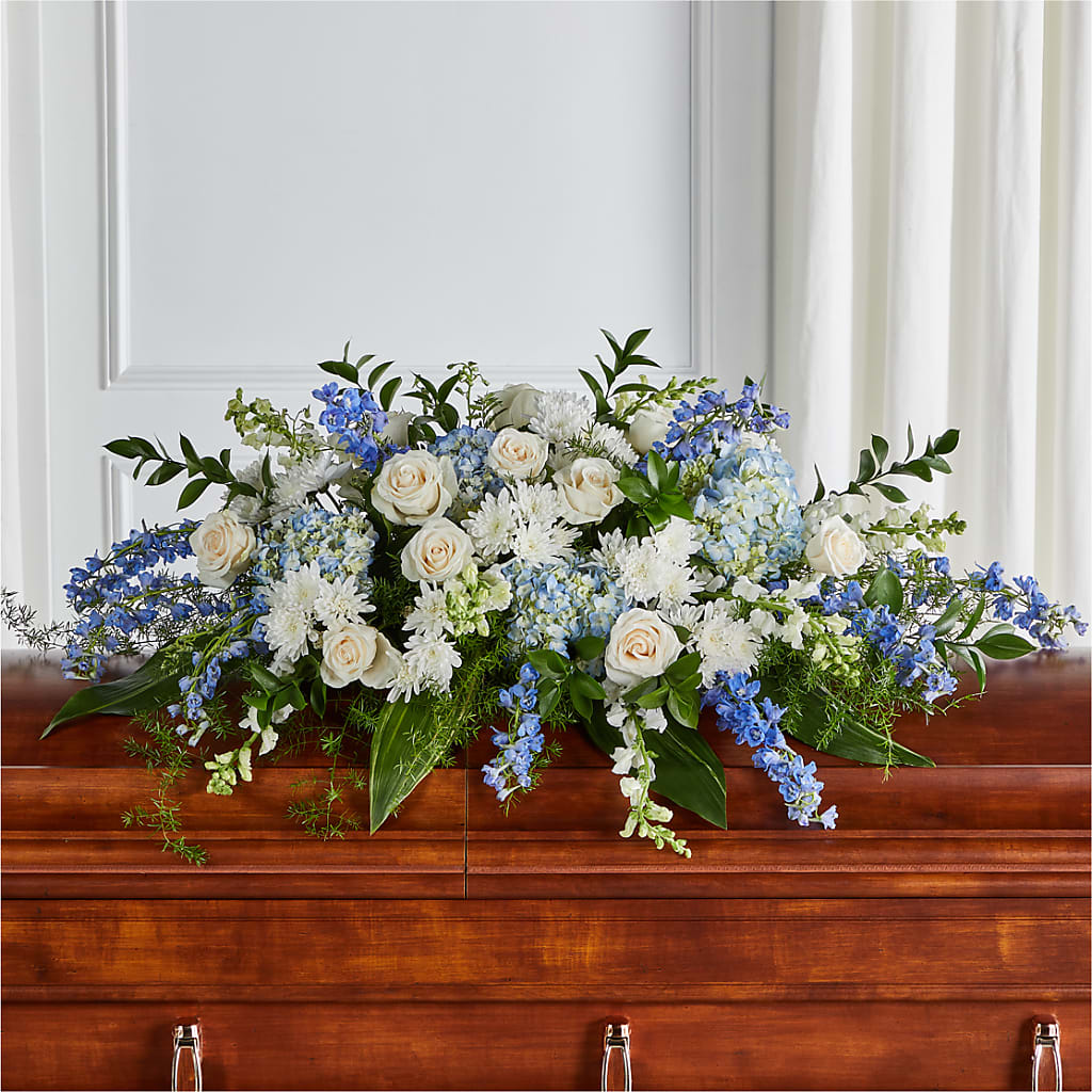 Timeless Essence Casket Spray – FORGET-ME-NOT FLOWERS & GIFTS, Jacksonville NC