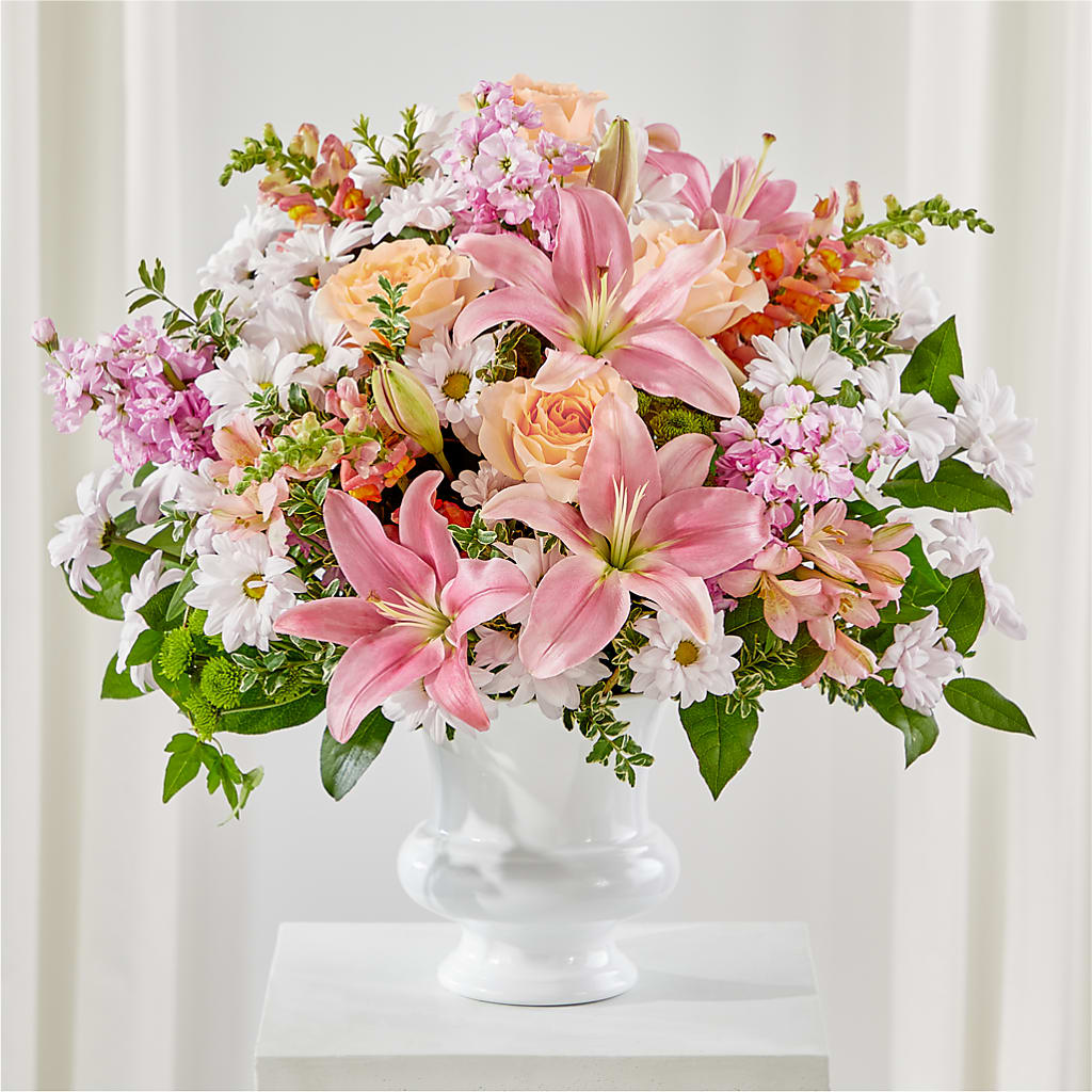 Heartfelt Gesture Urn Arrangement – FORGET-ME-NOT FLOWERS & GIFTS, Jacksonville NC