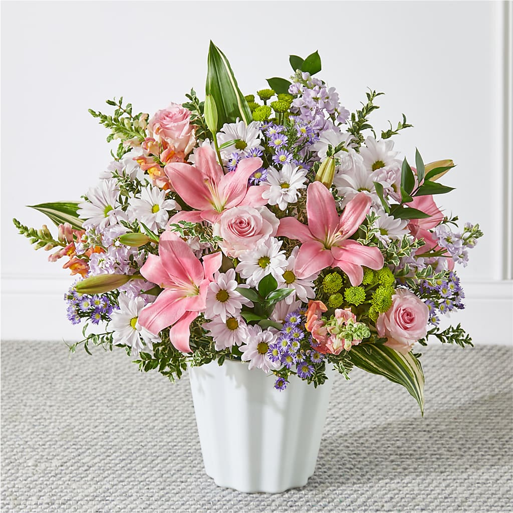 Abundant Compassion Floor Basket – FORGET-ME-NOT FLOWERS & GIFTS, Jacksonville NC