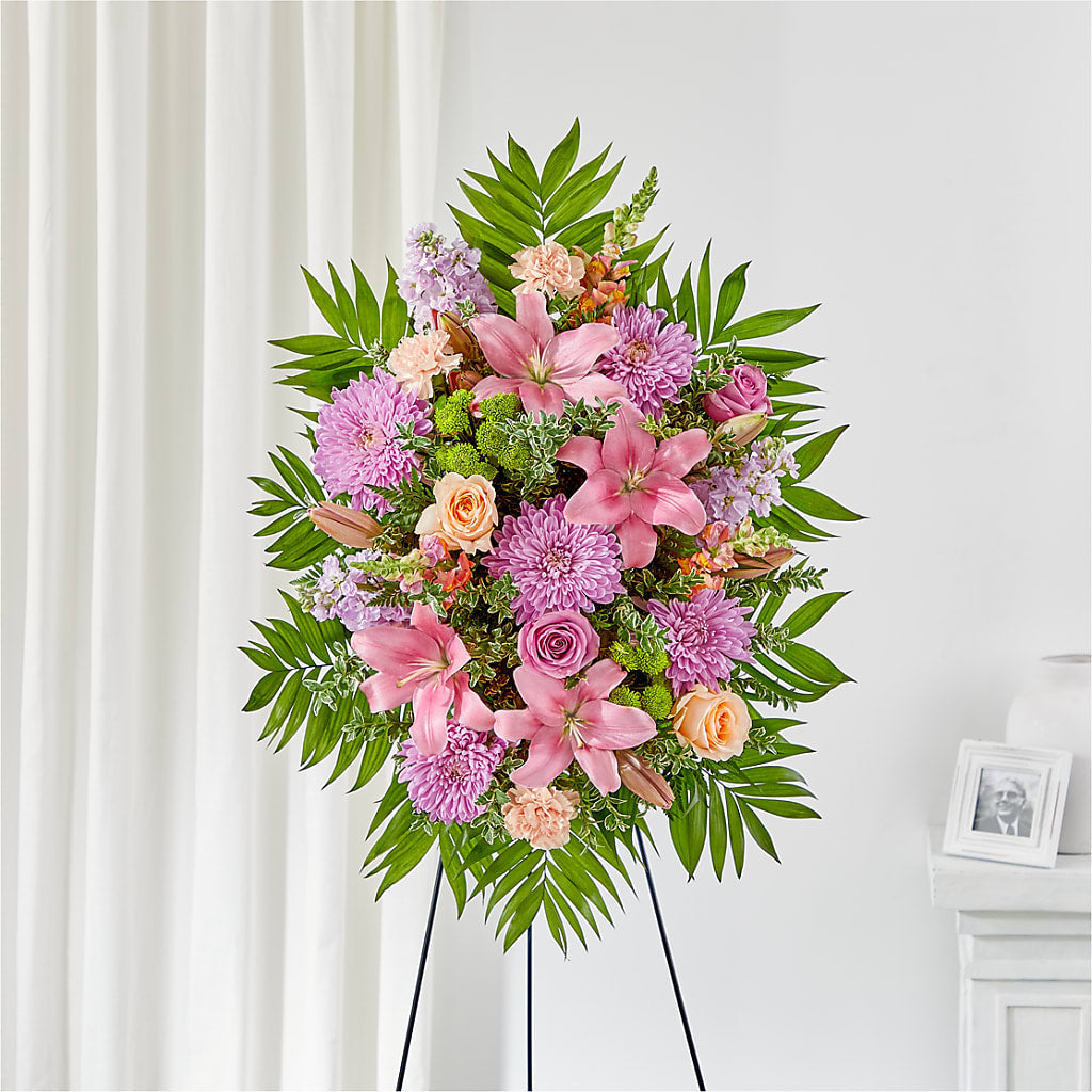 Love & Light Standing Spray – FORGET-ME-NOT FLOWERS & GIFTS, Jacksonville NC