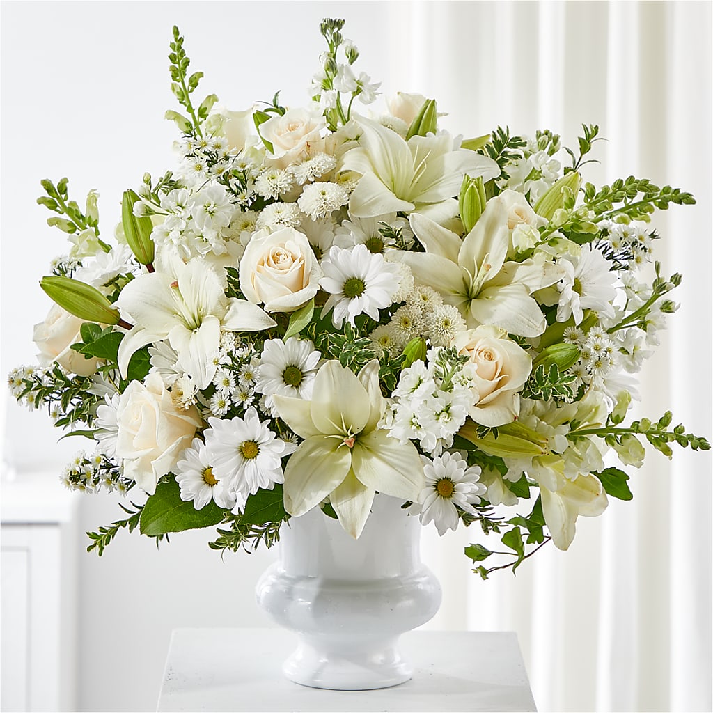 Uplifting Urn Arrangement – FORGET-ME-NOT FLOWERS & GIFTS, Jacksonville NC