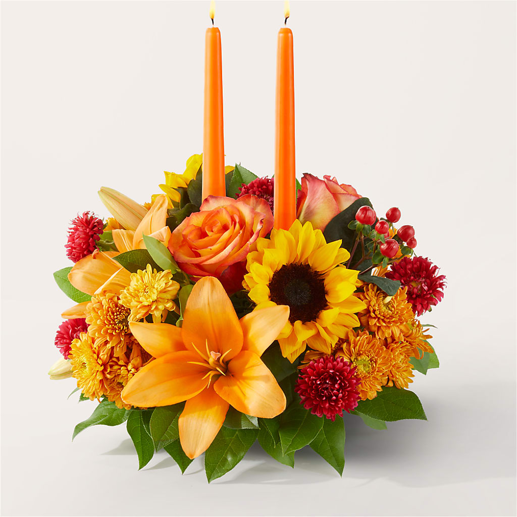 Grateful Centerpiece – FORGET-ME-NOT FLOWERS & GIFTS, Jacksonville NC