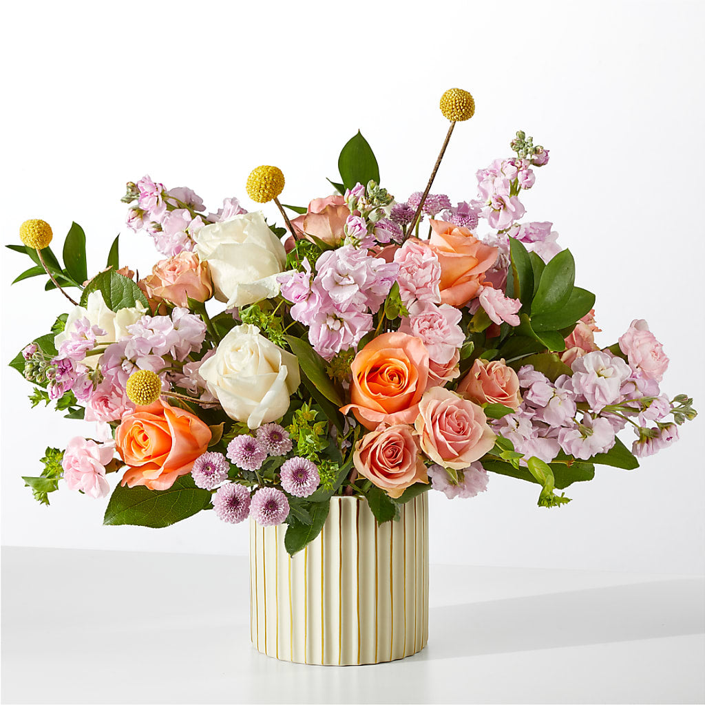 French Market Bouquet with Ivory Vase – FORGET-ME-NOT FLOWERS & GIFTS, Jacksonville NC