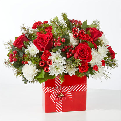 Presents Under the Tree Bouquet – FORGET-ME-NOT FLOWERS & GIFTS, Jacksonville NC