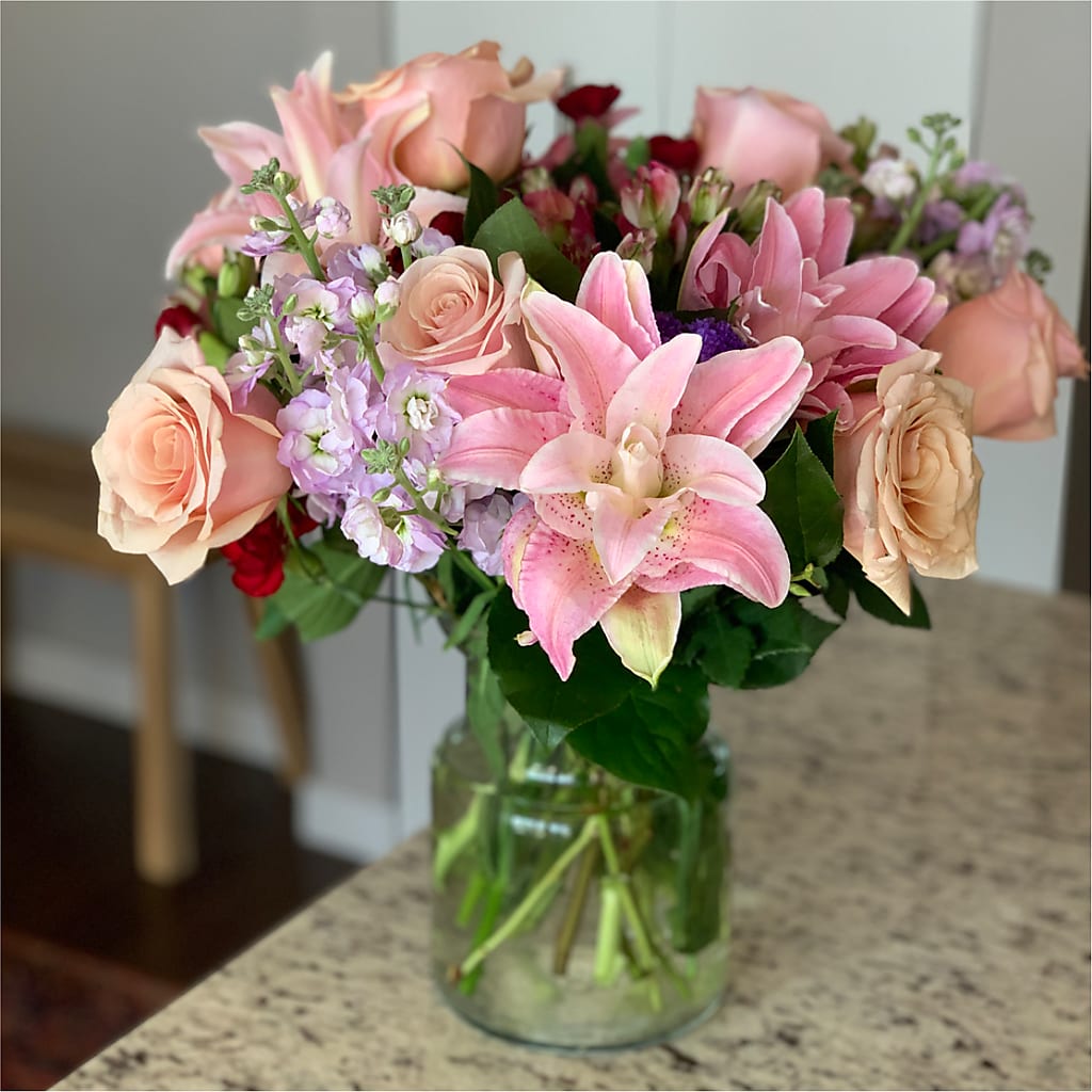 Romantique Bouquet – FORGET-ME-NOT FLOWERS & GIFTS, Jacksonville NC