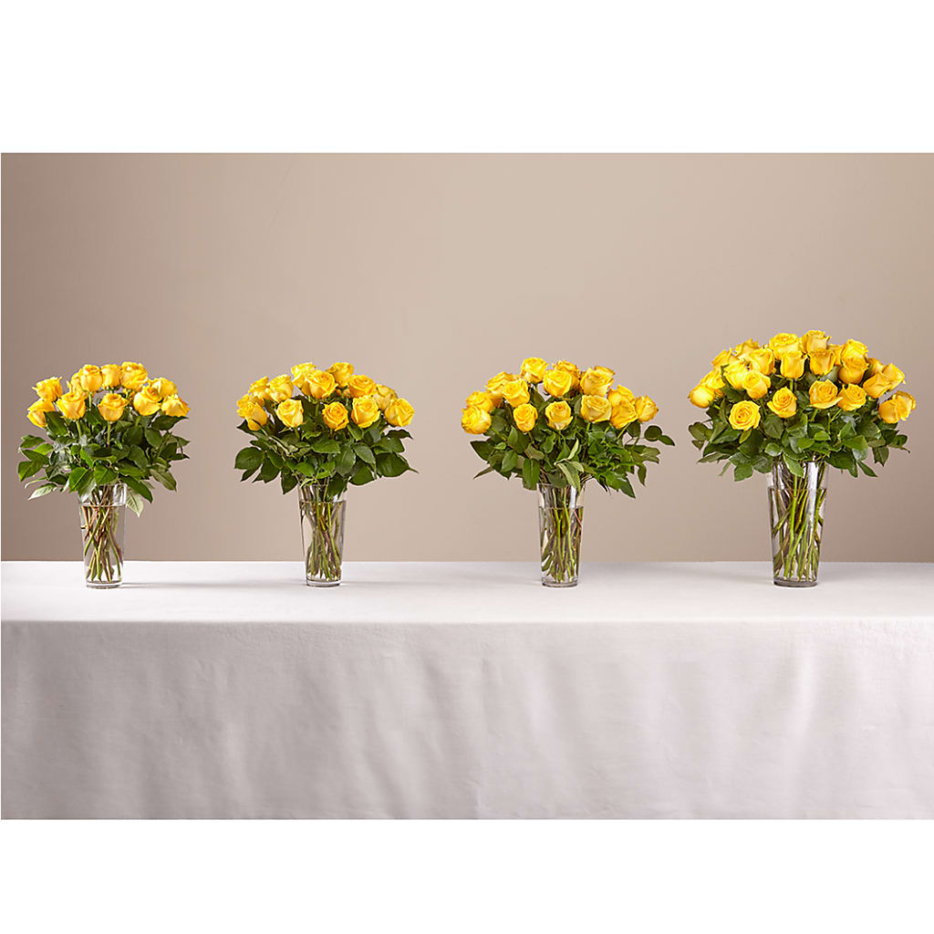 Long Stem Yellow Rose Bouquet – FORGET-ME-NOT FLOWERS & GIFTS, Jacksonville NC