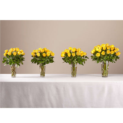 Long Stem Yellow Rose Bouquet – FORGET-ME-NOT FLOWERS & GIFTS, Jacksonville NC