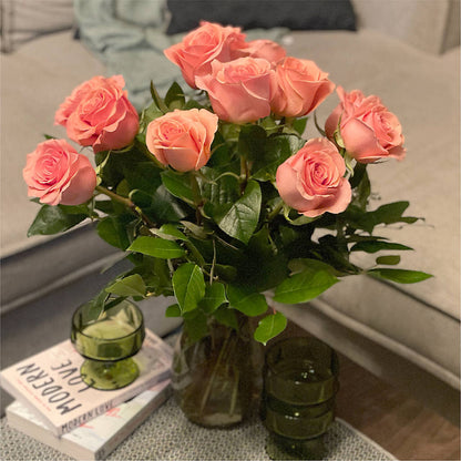 Long Stem Pink Rose Bouquet – FORGET-ME-NOT FLOWERS & GIFTS, Jacksonville NC