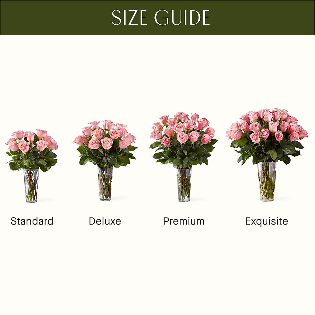 Long Stem Pink Rose Bouquet – FORGET-ME-NOT FLOWERS & GIFTS, Jacksonville NC