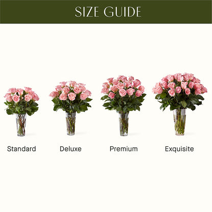 Long Stem Pink Rose Bouquet – FORGET-ME-NOT FLOWERS & GIFTS, Jacksonville NC