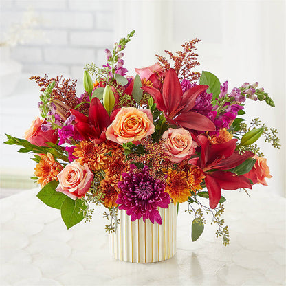 Burgundy Landscape Bouquet – FORGET-ME-NOT FLOWERS & GIFTS, Jacksonville NC