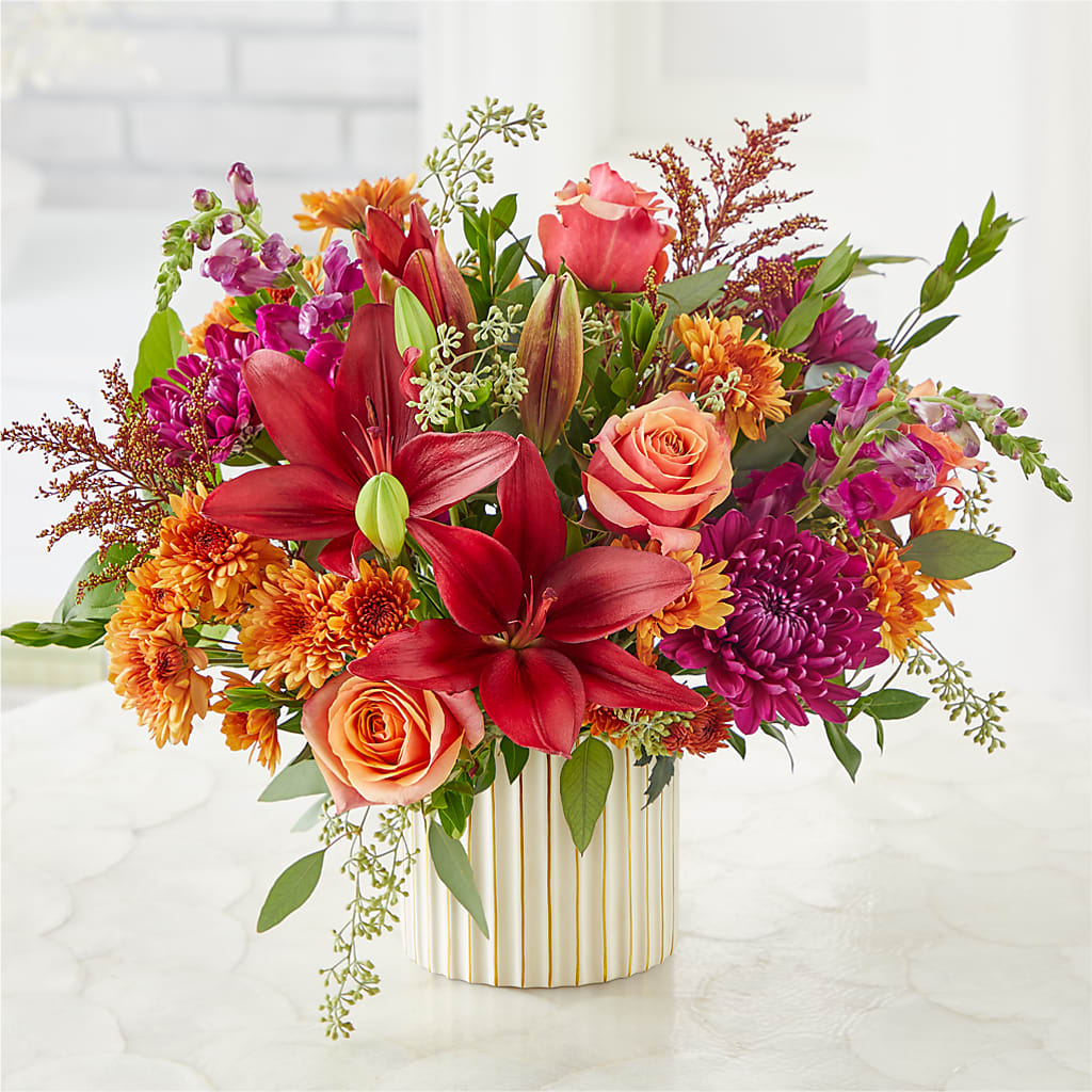 Burgundy Landscape Bouquet – FORGET-ME-NOT FLOWERS & GIFTS, Jacksonville NC