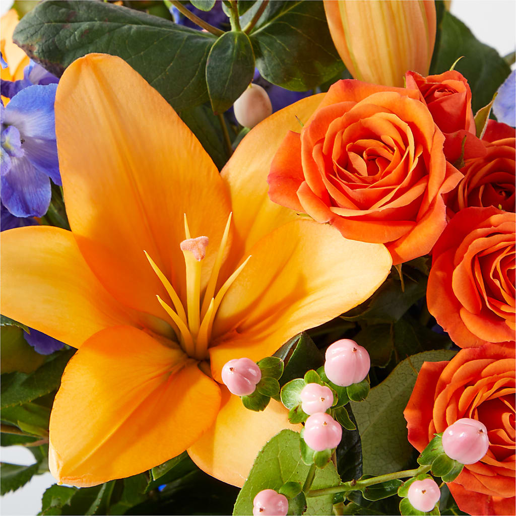 Radiant Citrus Bouquet – FORGET-ME-NOT FLOWERS & GIFTS, Jacksonville NC
