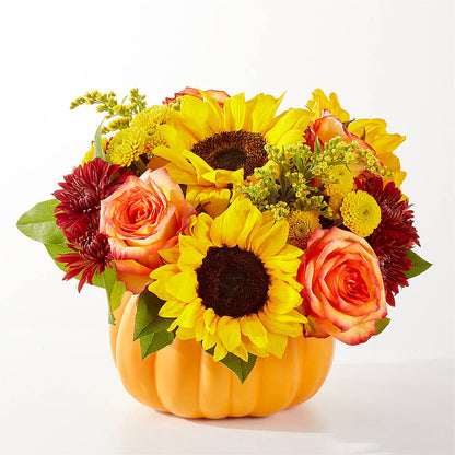 Golden Gourd Pumpkin Bouquet – FORGET-ME-NOT FLOWERS & GIFTS, Jacksonville NC