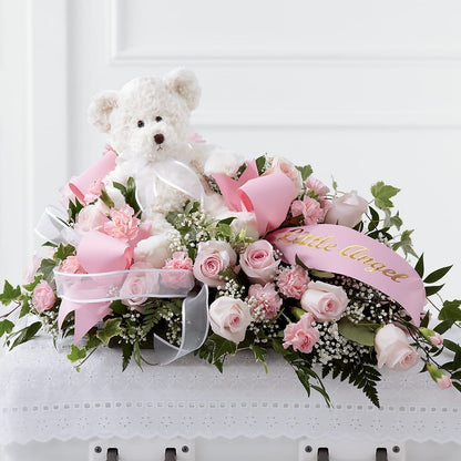Touch of Sympathy Casket Spray – FORGET-ME-NOT FLOWERS & GIFTS, Jacksonville NC