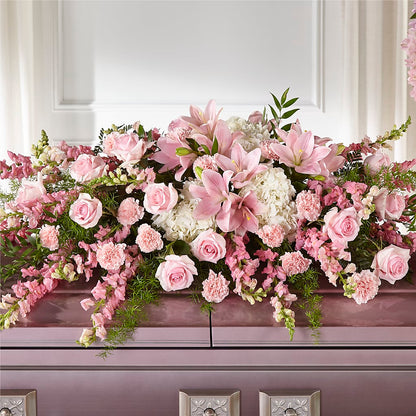 Life & Remembrance Casket Spray – FORGET-ME-NOT FLOWERS & GIFTS, Jacksonville NC