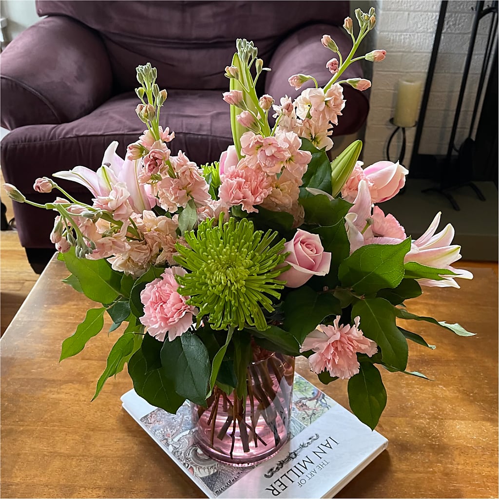 Pretty in Pink Bouquet – FORGET-ME-NOT FLOWERS & GIFTS, Jacksonville NC