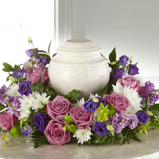 Blooming Sympathy Cremation Adornment – FORGET-ME-NOT FLOWERS & GIFTS, Jacksonville NC