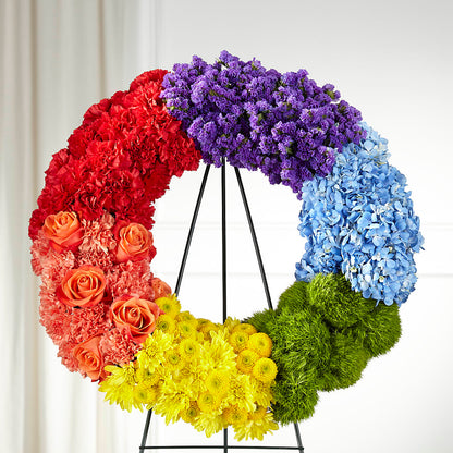 Circle of Love Wreath – FORGET-ME-NOT FLOWERS & GIFTS, Jacksonville NC