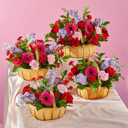 Pink Picnic Basket – FORGET-ME-NOT FLOWERS & GIFTS, Jacksonville NC