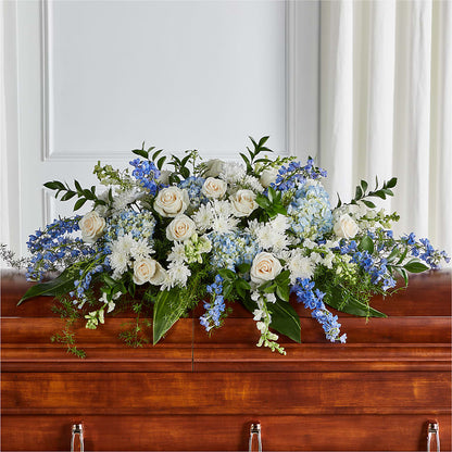Timeless Essence Casket Spray – FORGET-ME-NOT FLOWERS & GIFTS, Jacksonville NC