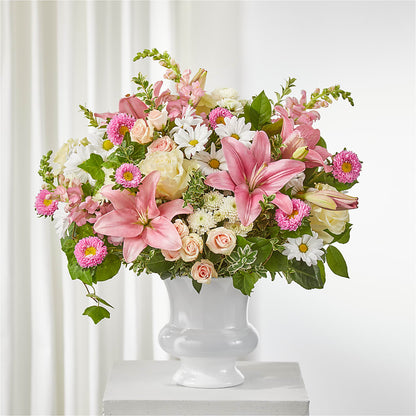 Empathetic Blooms Urn Arrangement – FORGET-ME-NOT FLOWERS & GIFTS, Jacksonville NC